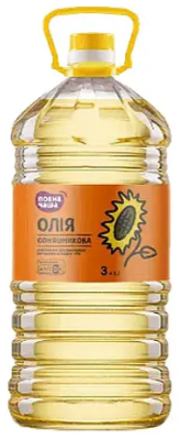 Олія соняшникова Повна Чаша рафінована 3 л